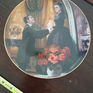 Gone with the Wind collector plate "The Proposal"